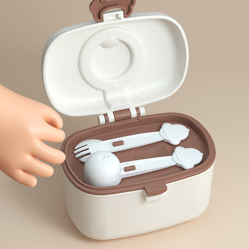 Baby milk powder packaging box for outing portable newborn baby rice flour sealed jar complementary food storage milk powder box