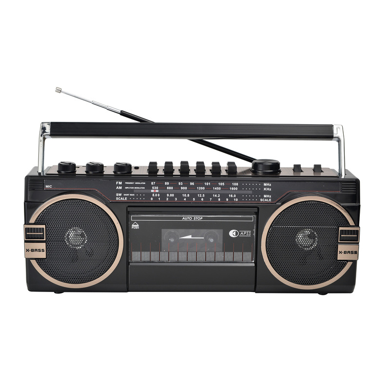 Cmik mk-132btレトロな流行音楽レトロな古い8090年bluetoothテープラジオレコーダー|undefined