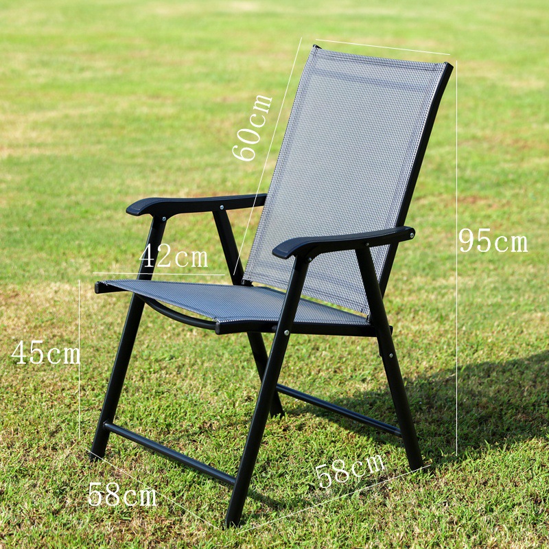 Mesa y silla de patio al aire libre silla plegable de terraza silla de comedor computadora silla portátil plegable ligera