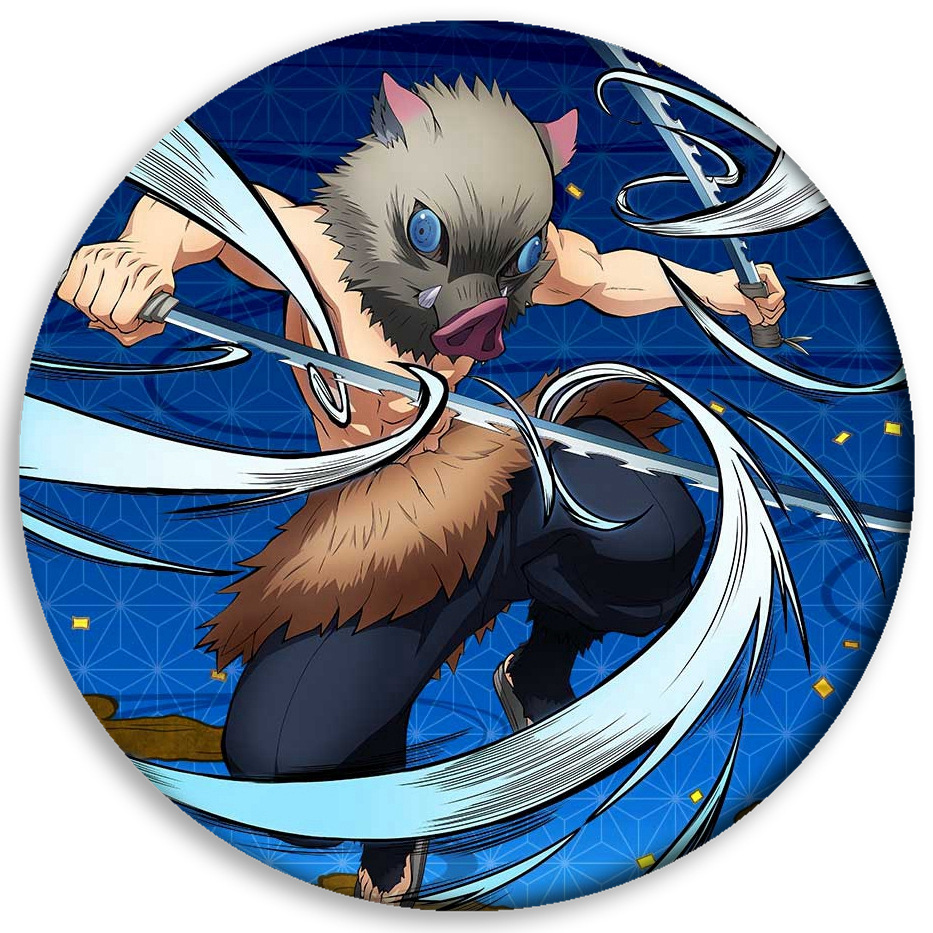 Ghost Blade insignia anime periférico carbón Zhilang usted frijoles mi esposa Shan Yi insignia barra redonda colgante