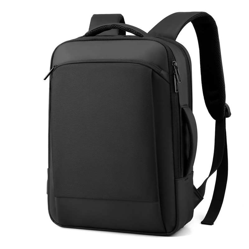 Nueva mochila de negocios simple transfronteriza versátil bolsa de computadora portátil de viaje multi-capas para hombres bolso USB