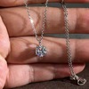 Import diamond pendant, necklace, USA, platinum 950 sample
