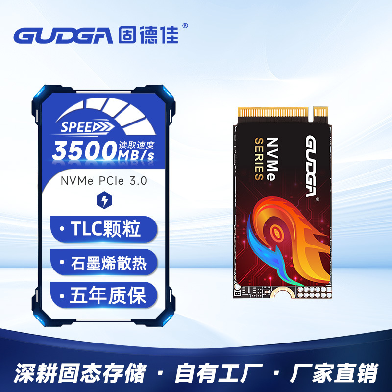 Gudejia 256G 512g 1TB M.2 NVMe 2242 SSD SSD high-speed PCIe 3.0*4