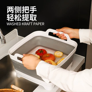 塑料折叠盆宿舍家厨房家用学生压缩洗衣洗脸盆便携式旅行大小号