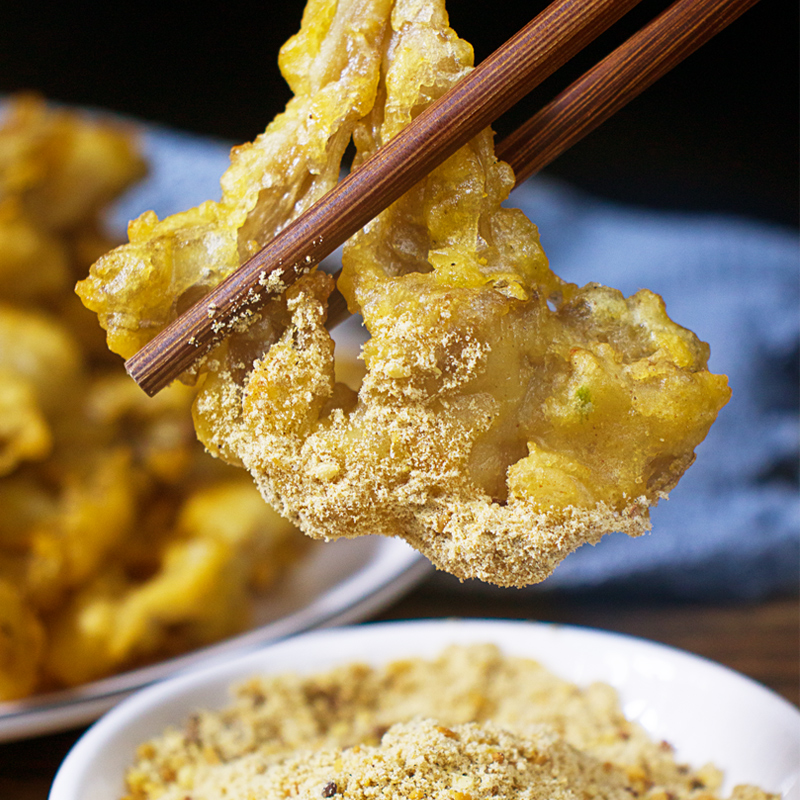 酥炸平菇1000g 油炸平菇农家休闲小吃加热即食火锅食材私房菜