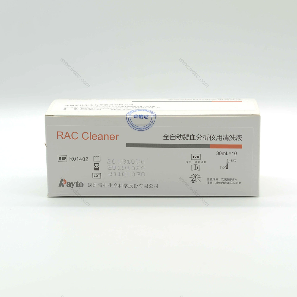 Очистительный раствор для полностью автоматического коагулометра Redu Life удобен и позволяет быстро очищать конкретный прибор.