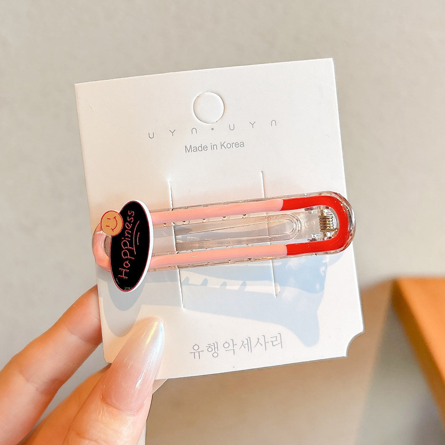 Clip de cabello de arco feminino frange clip lateral clip de boca de pato joyería de otoño 2025 nuevas joyerías al por mayor