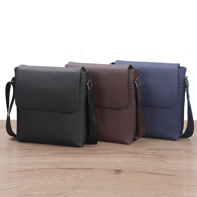 Saffiano Leather Men's Bag Classic Men's Shoulder Bag Simple Men's Crossbody Bag Daily Commuter Men's Bag Saffiano Leather Men's Bag Classic Men's Shoulder Bag Simple Men's Crossbody Bag Daily Commuter Men's Bag