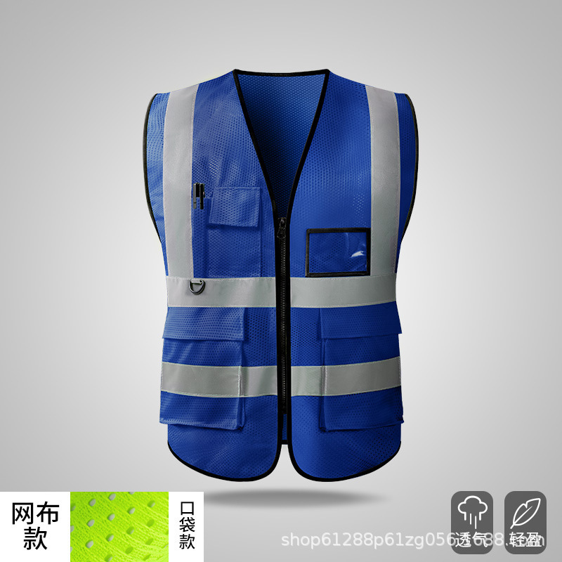 chaleco reflectante construcción chaleco de construcción ropa de trabajo sanitaria seguridad protección transpirable personalizada ropa de trabajo transpirable