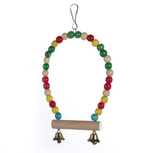 Bird Swing Bird Toy Bird Supplies Bird Accessories Autumnal Swing Exclusive for Cross-Border Sales Parrot Nutmeg Wood Chewing Stress Relief Toy