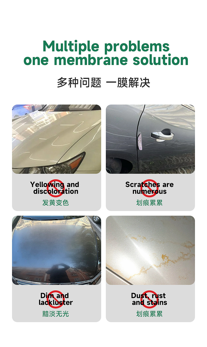 Tpu Invisible Car Cover, Car Paint Protection Film, Ppf, Self-Recovering, Anti-Scratch, Anti-Yellowing, Anti-Dirt, Transparent Protective Film