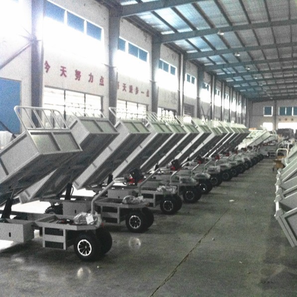 HG-202电动翻斗车 POWER DUMP CART 越野搬运车小型电动泥头车