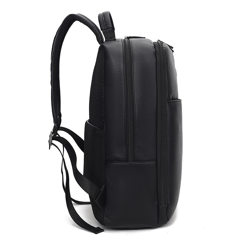 Charme Black Business Laptop Backpack For Men Large Capacity_voghion.com