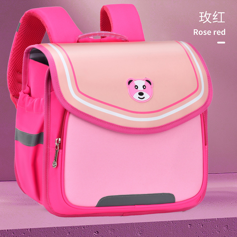 Mochila escolar horizontal para jardín de infantes 3 - 6 - 7 años de edad para niños de primer grado mochila impresa logotipo