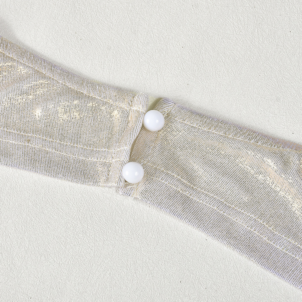 Girls Spring Summer Halter Backless Sexy Cutout Tight Metal Feeling Jumpsuit Women