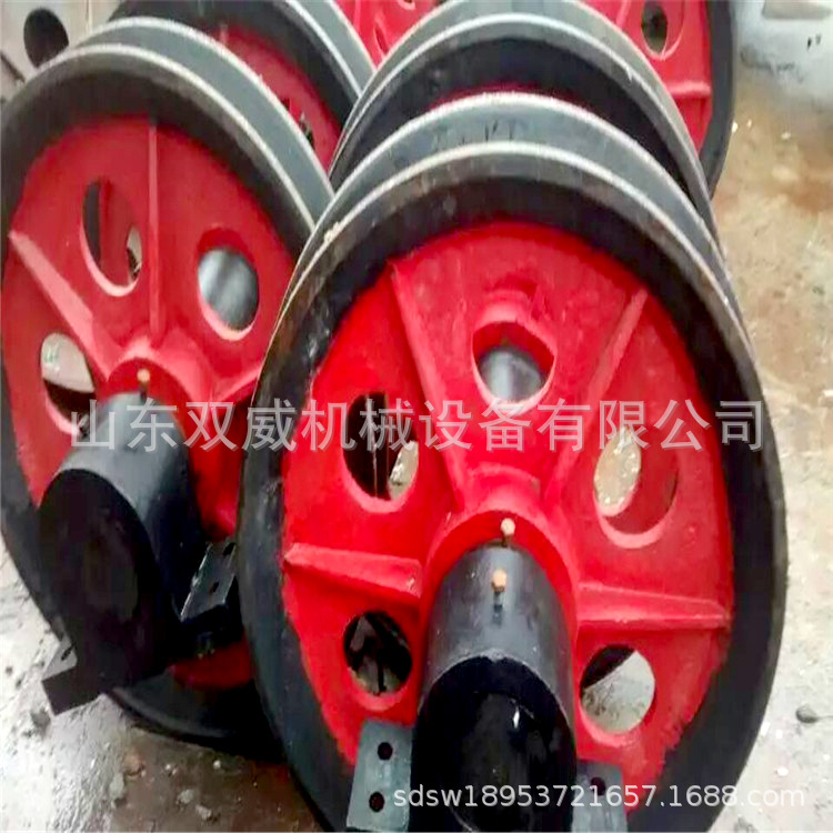双威销售矿用凿井天轮 TXG1000固定天轮 1米铸钢天轮厂家|ru