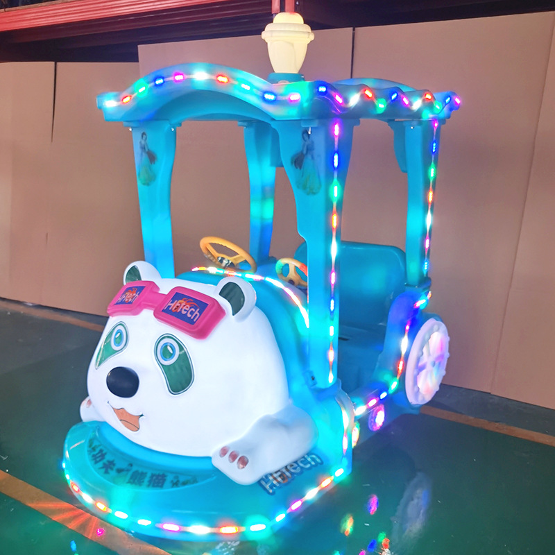 Vehículo todoterreno al aire libre para niños karting eléctrico mayorista para dos personas puede sentarse en línea cuadrada popularidad de los fabricantes de automóviles de choque