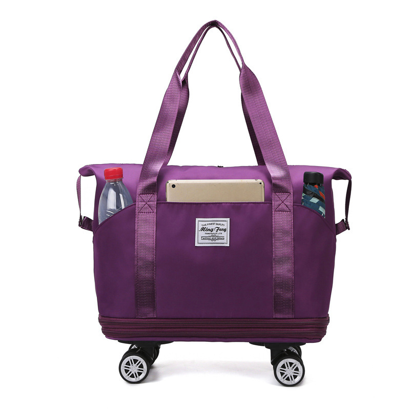 トラベルバッグランドセル大型荷物バッグ学生用拡張可能ショートファッション乾湿分離収納バッグ|undefined