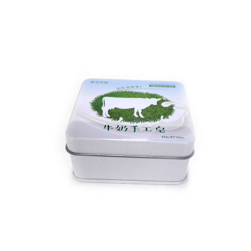 美肤滋润牛奶皂包装铁盒 东莞肥皂罐制罐厂家生产直供