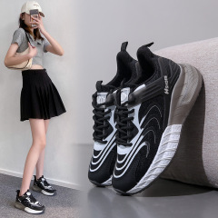 2023 Spring New Running Shoes Popcorn Air Cushion Sports Shoes Ins Couple's Style Korean Version Versatile Men and Women F8805