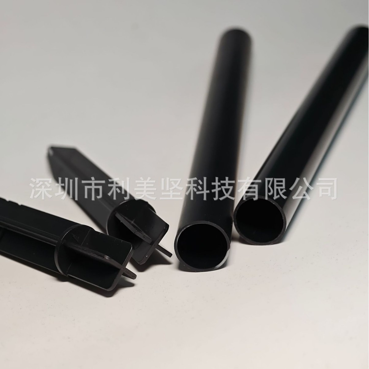 Tubo redondo ABS tubo negro 14.5mm lámpara solar al aire libre tubo tubo de plástico floral