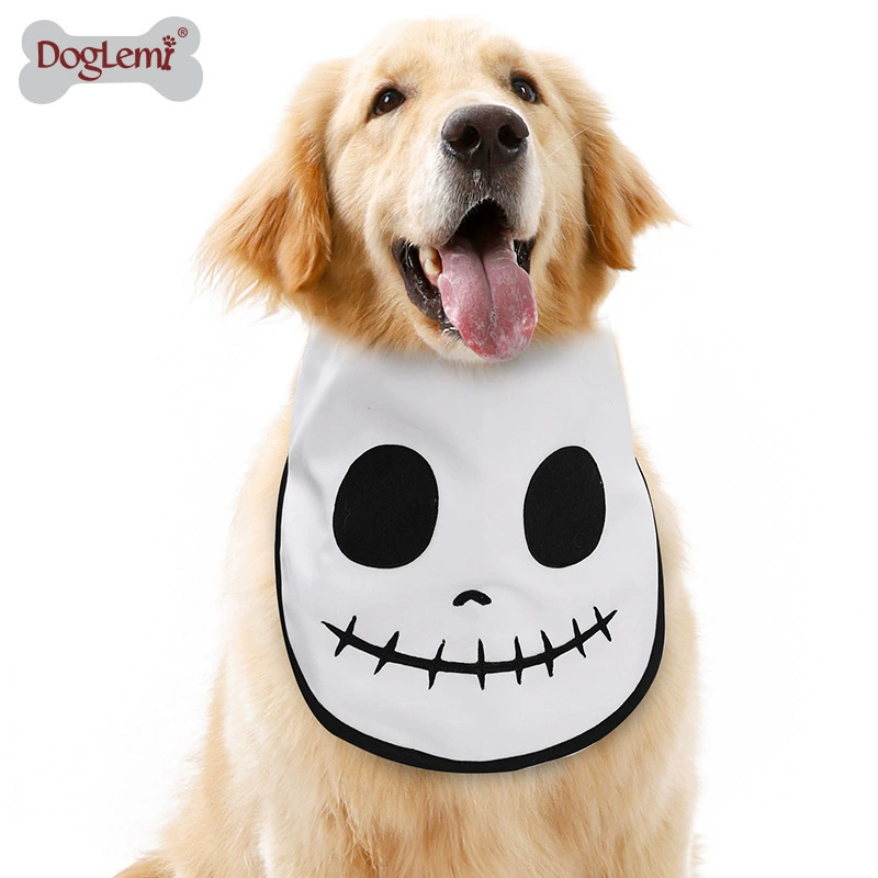 Треугольный шарф для домашних животных на Хэллоуин, праздничный шарф для собак, рождественский забавный шарф, украшения, принадлежности