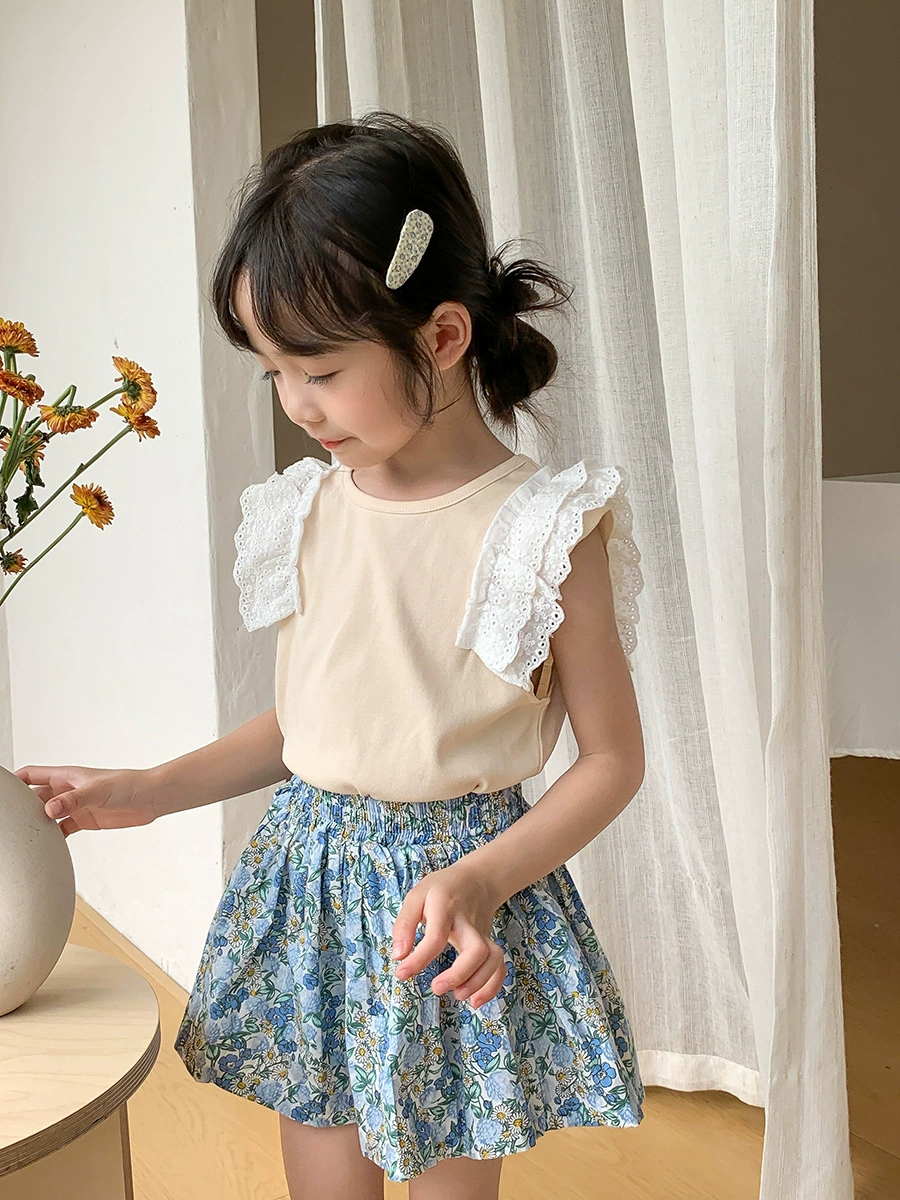 Brand skirt, trousers, shorts, Korean style, flowered, floral print, boho style