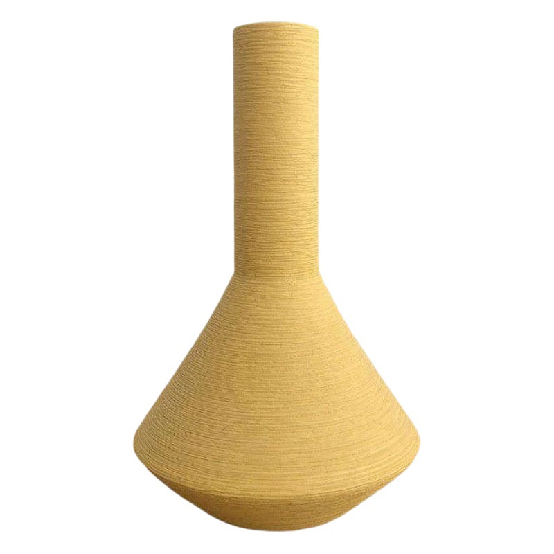 Florero de cerámica decoración salón arreglo floral ins estilo hogar viento silencioso suave decoración B & B mesa de comedor estudio flor dispositivo