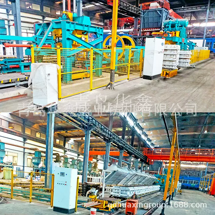 青岛华鑫静压铸造生产线设备厂家 全自动铸造流水线 静压线多少钱