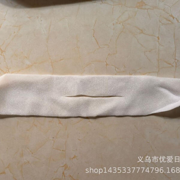 White disposable hanger
