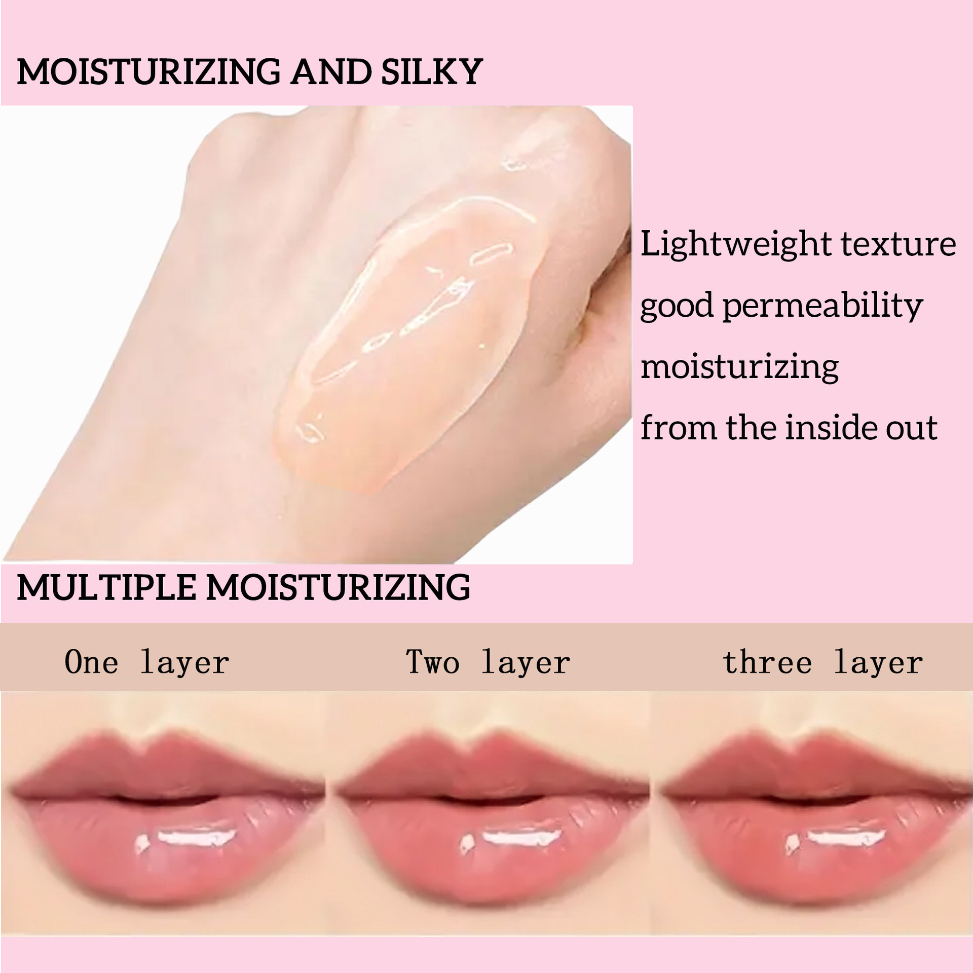 TPTC 5-color Cross-border Lip Enhancement Lip Gloss Moisturizing and Nourishing Lip Oil Glass Dudu Lip Gloss Non-stick Rim Red Lip Gloss undefined