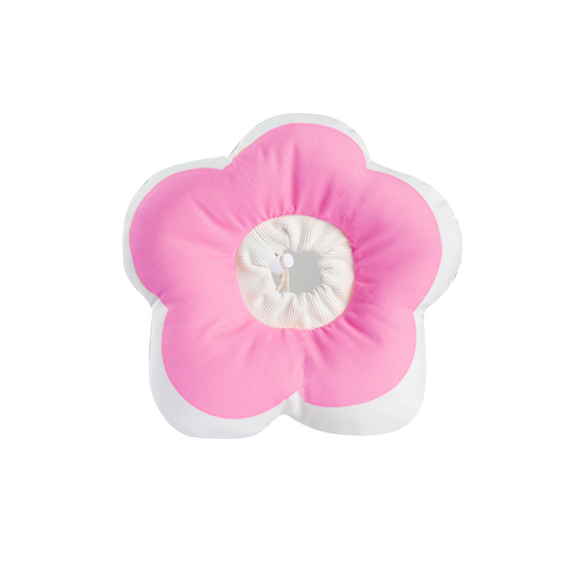 Suministros para mascotas bufanda de flores impermeable Elizabeth anillo anti-lamer collar de gato collar ajustable al por mayor transfronteriza