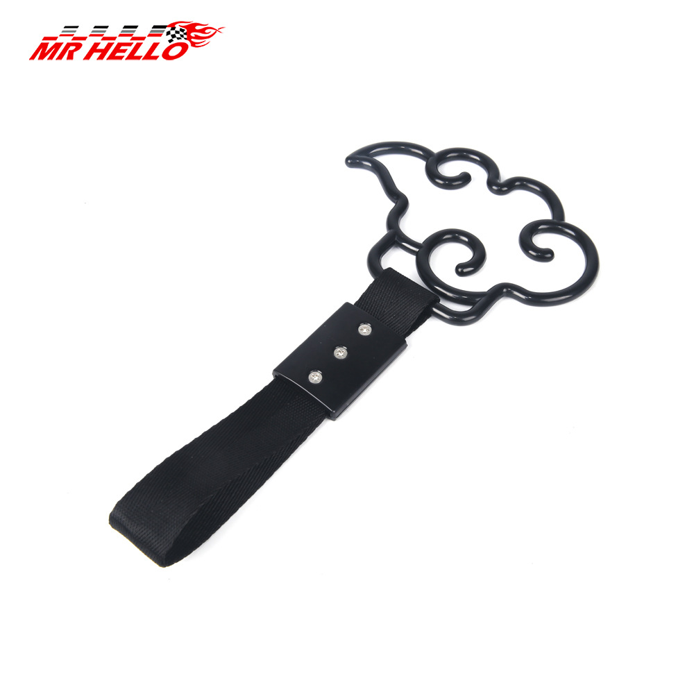 Amazon nuevo tendón nube colgante anillo de advertencia de parachoques trasero del coche anillo colgante anillo de la mano del coche
