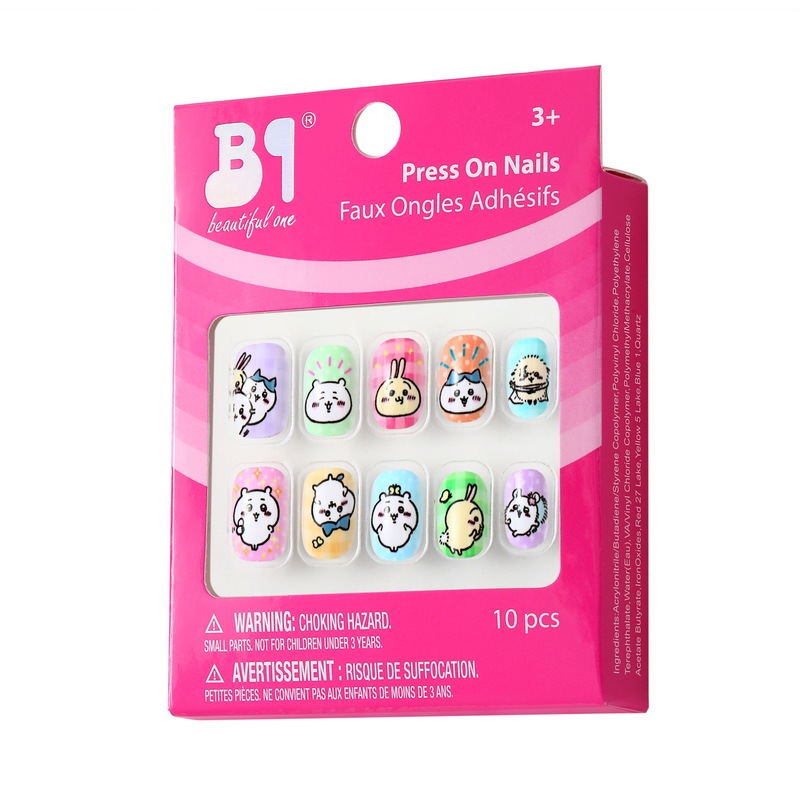 Cute Cartoon Pattern Children's Nail Set Children's Makeup Set Nail Art Patch Acrylic Nail Factory