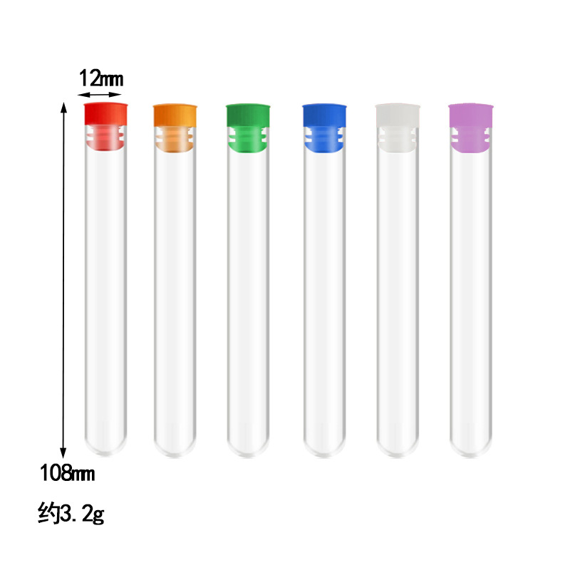 Varias especificaciones de almacenamiento transparente botella de aguja de plástico almacenamiento pequeño mano aguja de coser botella de almacenamiento botella de aguja al por mayor