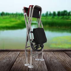 Manufacturer wholesale folding portable adjustable fishing chair bridge fishing stool bridge chair