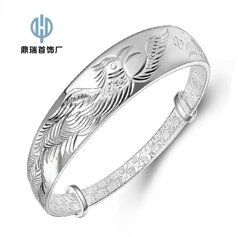 Phoenix, accessory, copper bracelet, Korean style