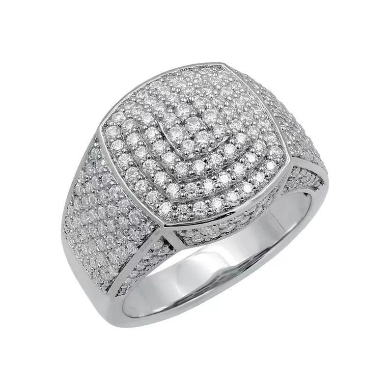 Модный дизайн кольца в европейском стиле сDiamond-инкрустацией, оптовая продажа