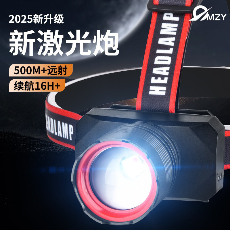 新しい 3 光源ヘッドライトは 90 に使用できます ° 調整可能なアルミニウム合金機械式伸縮ズームハンドウェイブセンサー防水ヘッドライト|undefined