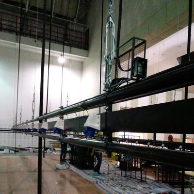 超大弧形移动显示屏伸缩舞台天鹅绒加宽会议幕布|ru