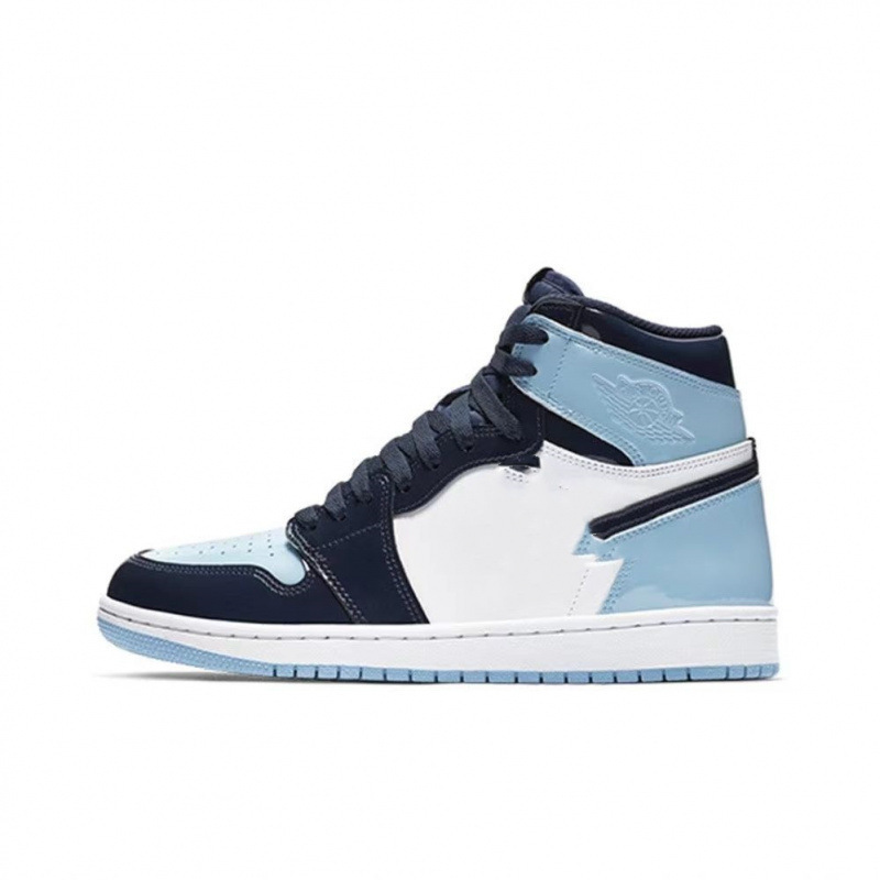 莆田 aj1 ピュアオリジナルハイトップ AJ1 ノースカロライナブルーレッサーパンダカレッジブルー aj1 煙灰色男性と女性の秋と冬のバスケットボールシューズ|undefined