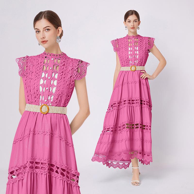 Design solid fashionable long skirt