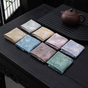 Double-sided Tea Towel Cloth Absorbent Chinese Style Tea Table Towel Rag Tea Towel Tea Towel Tea Ceremony Accessories Tea Cloth Kung Fu Tea Set Batch