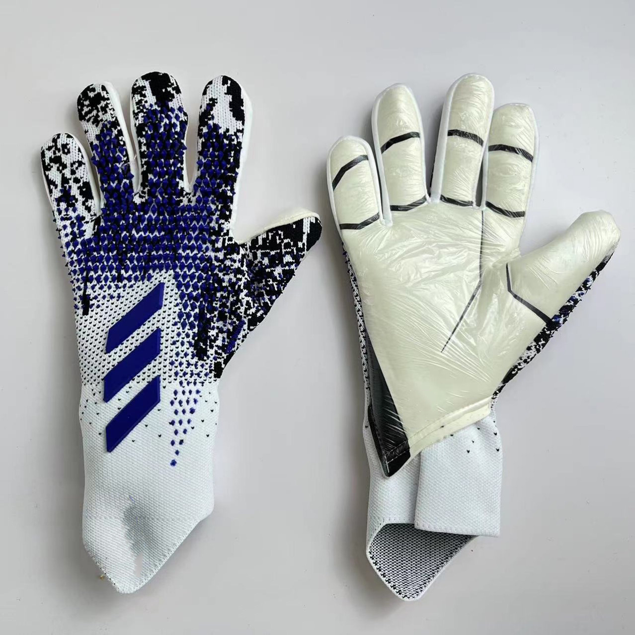 Guantes de portero de fútbol de nuevo estilo Guantes de portero antideslizantes engrosados y resistentes al desgaste Guantes de portero sin dedos