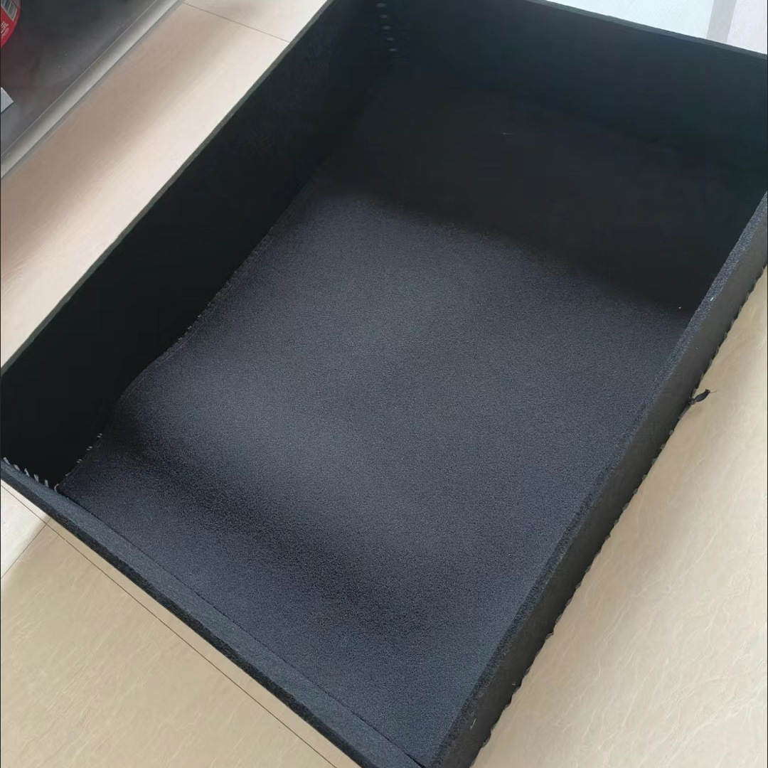 퓨어 블랙 - 너무 작음 40*40*15 길이, 너비 및 높이 [1인 이내 적합]