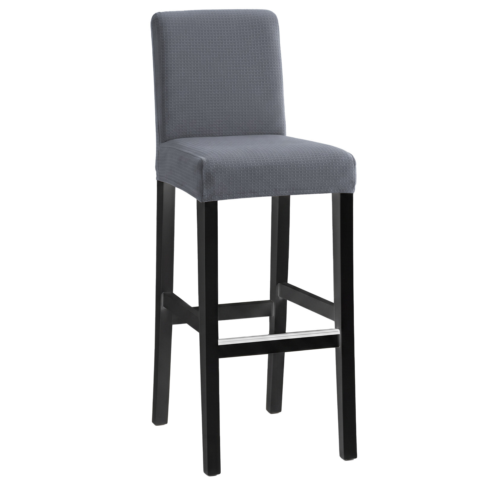 Transfronterizo spot a prueba de derrames pequeño cuadrado elástico cubierta de silla de bar todo incluido grueso cubierta de taburete alto cubierta de bar cubierta de hotel cubierta de silla