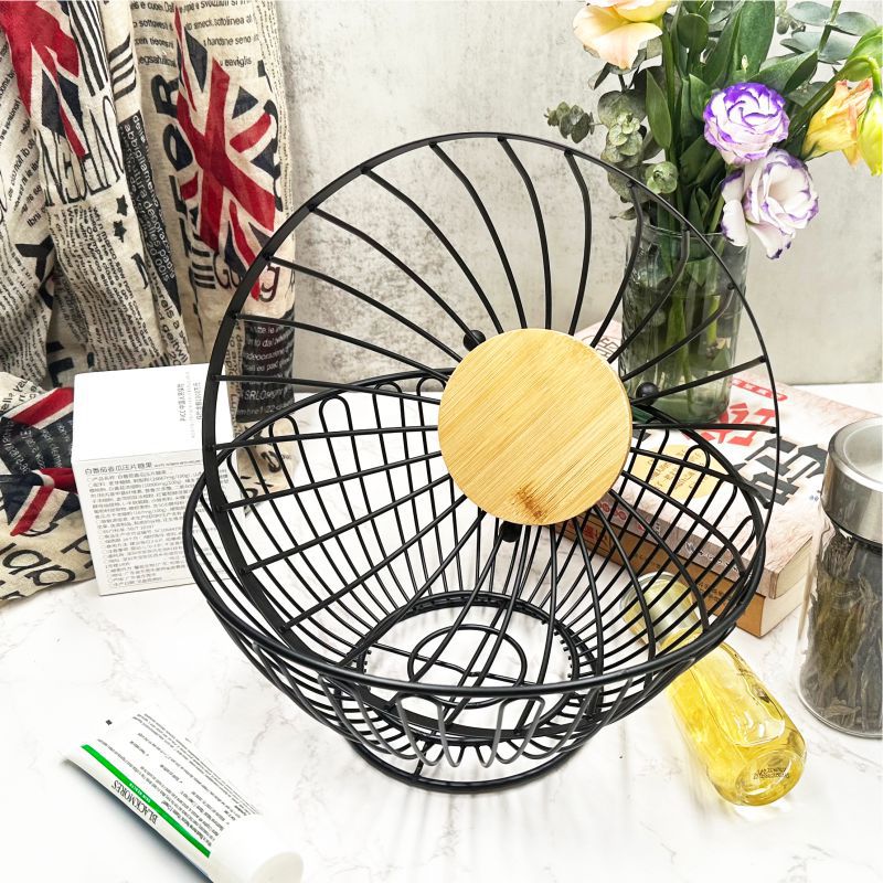 Iron fruit basket Nordic style living room coffee table fruit plate…