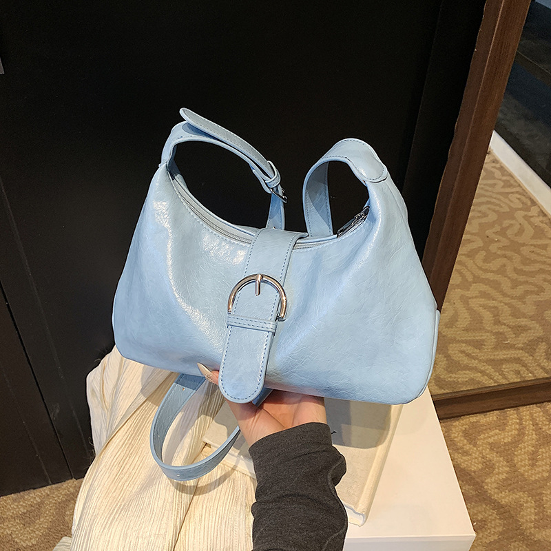 Bolsos grandes populares de este año, nuevos bolsos de mujer de primavera y verano 2025, bolsos de hombro de alta calidad, bolsos de mensajero de estilo universitario de ocio