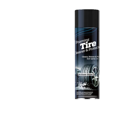 Car Tire Brightener Foam Cleaner Decontamination Anti-Aging Maintenance Agent Polishing Blackening and Brightening Cleaning Agent (Cleaning/curing agent) - 650ml-tire-foam-brightener