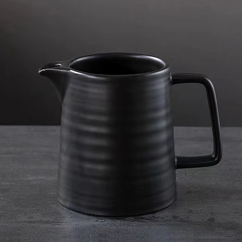 Estilo americano V60 café lavado a mano goteo negro de cerámica compartir Filtro de olla Taza traje de hogar 2 personas Comercio exterior Pedido original